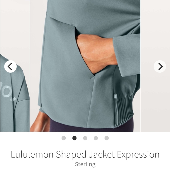 Lululemon Shaped Jacket Expression in Sterling EUC - Picture 2 of 11